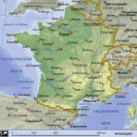 Франция на мировой карте